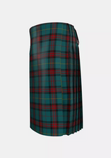 Traditional_Cornwall_Tartan_7057_kilt_left_image_with_pleated_design_and_adjustable_buckles_for_men