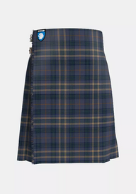 Traditional_County_Fermanagh_Tartan_kilt_front_image_with_pleated_design_and_adjustable_buckles_for_men