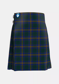 Traditional_County_Kilkenny_Tartan_kilt_front_image_with_pleated_design_and_adjustable_buckles_for_men