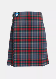 Traditional_County_Louth_Irish_Tartan_kilt_front_image_with_pleated_design_and_adjustable_buckles_for_men