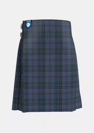 Traditional_County_Wicklow_Tartan_kilt_front_image_with_pleated_design_and_adjustable_buckles_for_men