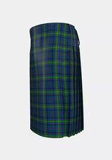 Traditional_Cowie_Tartan_6868_kilt_left_image_with_pleated_design_and_adjustable_buckles_for_men