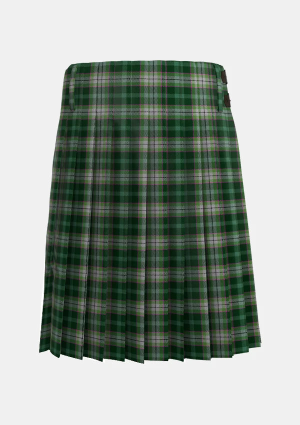 Traditional_Coyle__Mark_Tartan_kilt_12244_back_image_with_pleated_design_and_adjustable_buckles_for_men