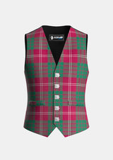 Traditional_Crawford_Ancient_tartan_Waistcoat_front_image