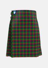 Traditional_Creek_Indian_Nation_Tartan_kilt_4610_front_image_with_pleated_design_and_adjustable_buckles_for_men
