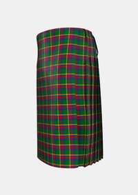 Traditional_Creek_Indian_Nation_Tartan_kilt_4610_left_image_with_pleated_design_and_adjustable_buckles_for_men