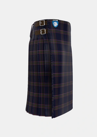 Traditional_Crichton_Tartan_7784_kilt_right_image_with_pleated_design_and_adjustable_buckles_for_men