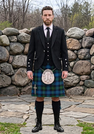 Traditional_Cruickshank_L_Family_Tartan_Kilt_and_Argyle_Jacket_Kilt_Outfit_front_image