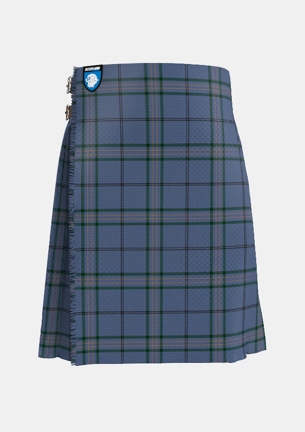 Traditional_Cullen_Tartan_kilt_10858_front_image_with_pleated_design_and_adjustable_buckles_for_men