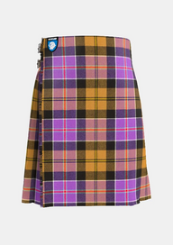 Traditional_Culloden_Tartan_kilt_1328_front_image_with_pleated_design_and_adjustable_buckles_for_men