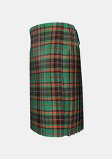 Traditional_Cuming_Hunting_Axcient_Tartan_kilt_left_image_with_pleated_design_and_adjustable_buckles_for_men