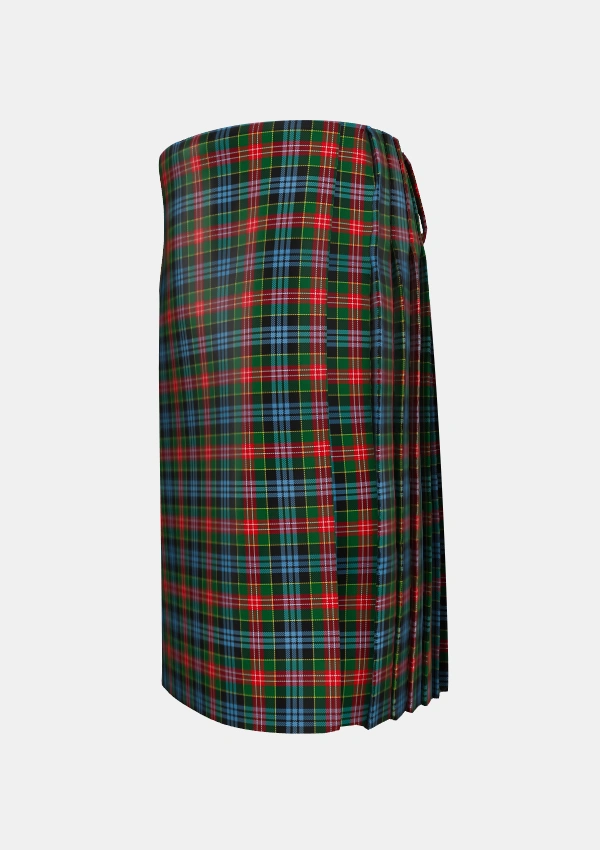 Traditional_Cumming_1831_Tartan_288_kilt_left_image_with_pleated_design_and_adjustable_buckles_for_men