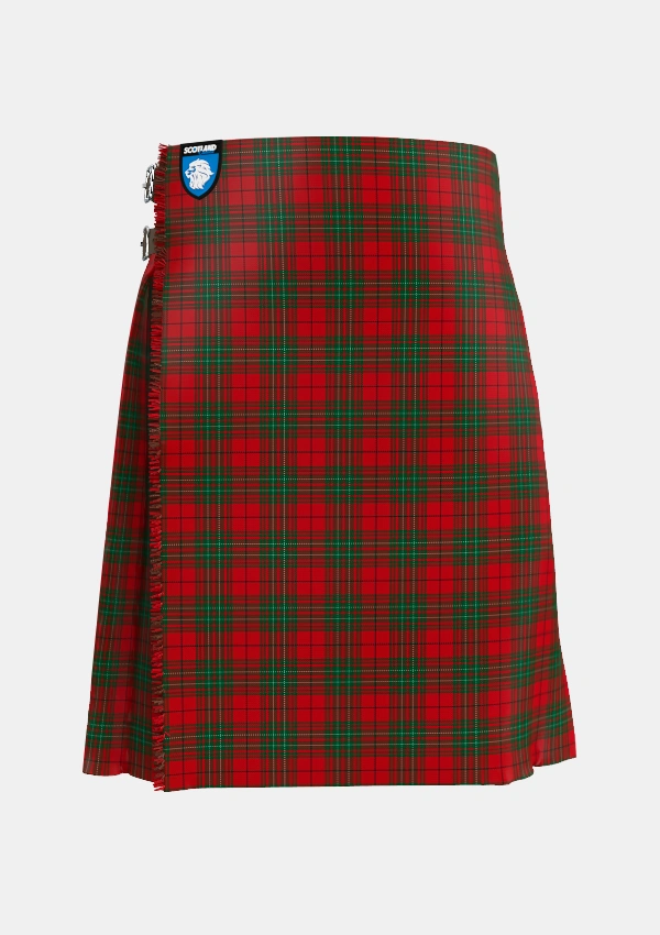 Traditional_Cumming_1842_Tartan_1158_kilt_front_image_with_pleated_design_and_adjustable_buckles_for_men