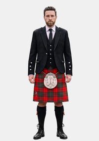 Traditional_Cumming_Red_Modern_Tartan_Kilt_and_Argyle_Jacket_Kilt_Outfits_front_image