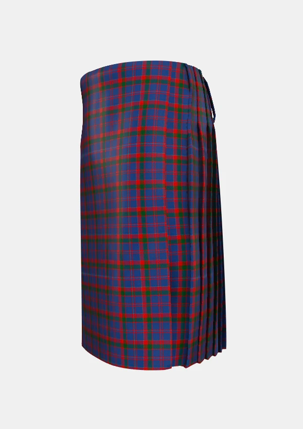 Traditional_Cummings_tartan_508_kilt_left_image_with_pleated_design_and_adjustable_buckles_for_men