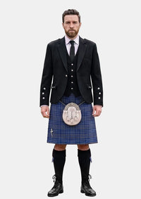 Traditional_Cummins_Royal_Blue_Tartan_Kilt_and_Argyle_Jacket_Kilt_Outfits_front_image