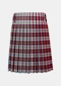 Traditional_Cunningham_Dress_Burgundy_Dance_Tartan_1873_kilt_back_image_with_pleated_design_and_adjustable_buckles_for_men