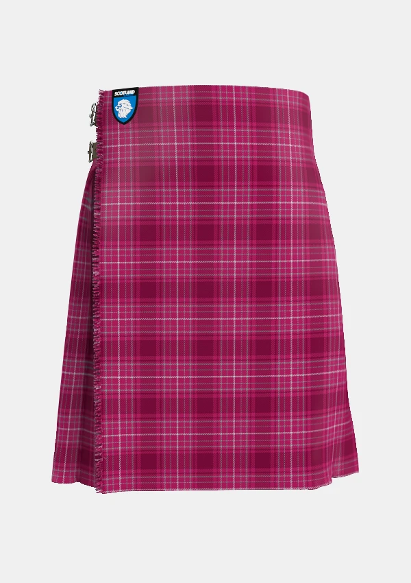 Traditional_Curaidh_Tartan_kilt_front_image_with_pleated_design_and_adjustable_buckles_for_men