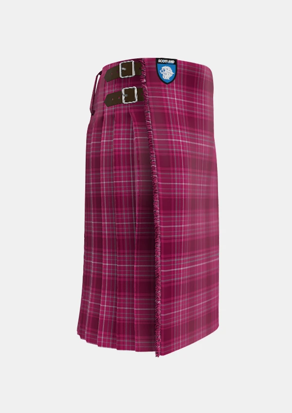 Traditional_Curaidh_Tartan_kilt_right_image_with_pleated_design_and_adjustable_buckles_for_men