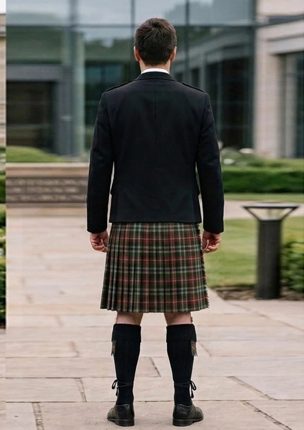 Traditional_Currie_of_Arran_Tartan_Kilt_and_Argyle_Jacket_Kilt_Outfit_back_image