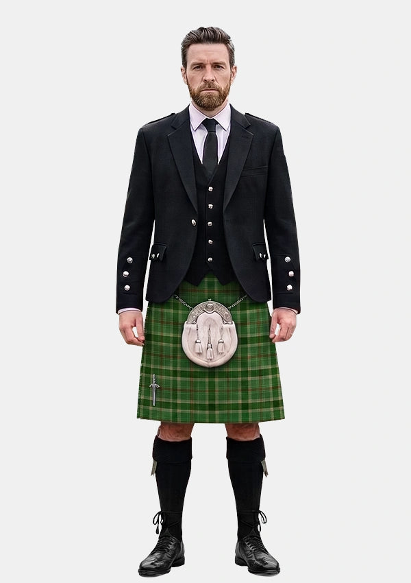 Traditional_Dalwhinnie_Tartan_1018_Kilt_and_Argyle_Jacket_Kilt_Outfits_front_image
