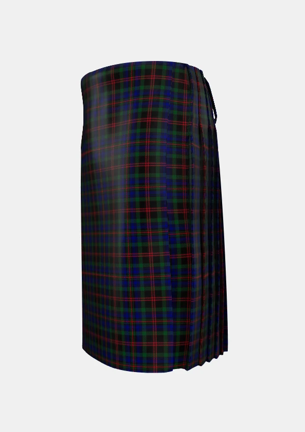 Traditional_Daly_Tartan_11608_kilt_left_image_with_pleated_design_and_adjustable_buckles_for_men