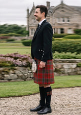 Traditional_Dalziel_tartan_970_Kilt_and_Argyle_Jacket_Kilt_Outfit_left_image