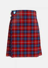 Traditional_Danish_Tartan_kilt_front_image_with_pleated_design_and_adjustable_buckles_for_men