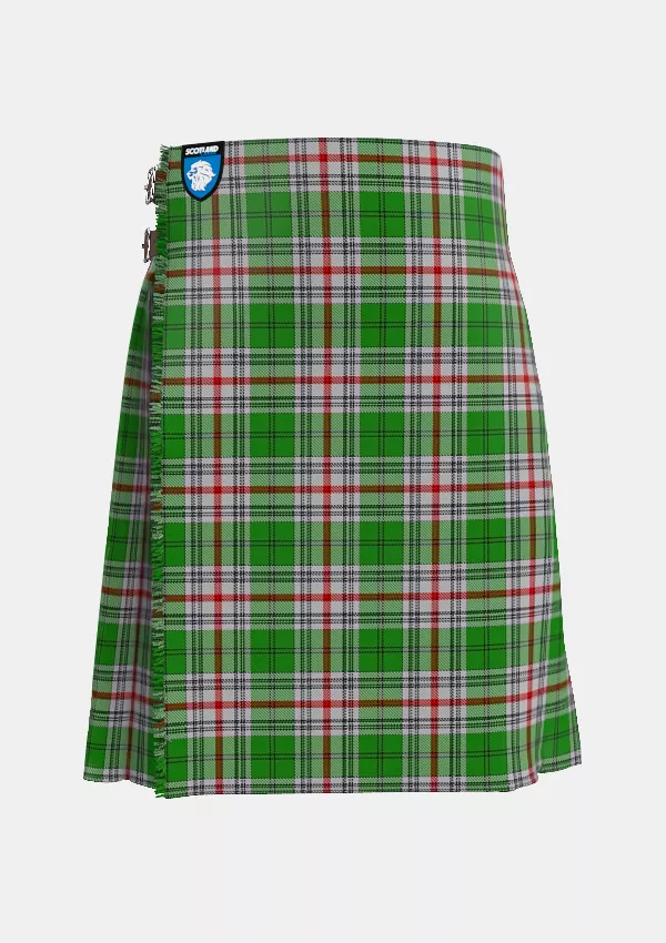 Traditional_Daugherty_Tartan_11819_kilt_front_image_with_pleated_design_and_adjustable_buckles_for_men