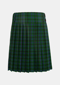 Traditional_Davidson_2_Tartan_1332_kilt_back_image_with_pleated_design_and_adjustable_buckles_for_men