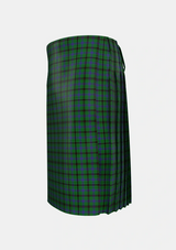 Traditional_Davidson_2_Tartan_1332_kilt_left_image_with_pleated_design_and_adjustable_buckles_for_men
