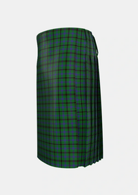 Traditional_Davidson_2_Tartan_1332_kilt_left_image_with_pleated_design_and_adjustable_buckles_for_men