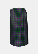 Traditional_Davidson_Double_Tartan_444_kilt_left_image_with_pleated_design_and_adjustable_buckles_for_men