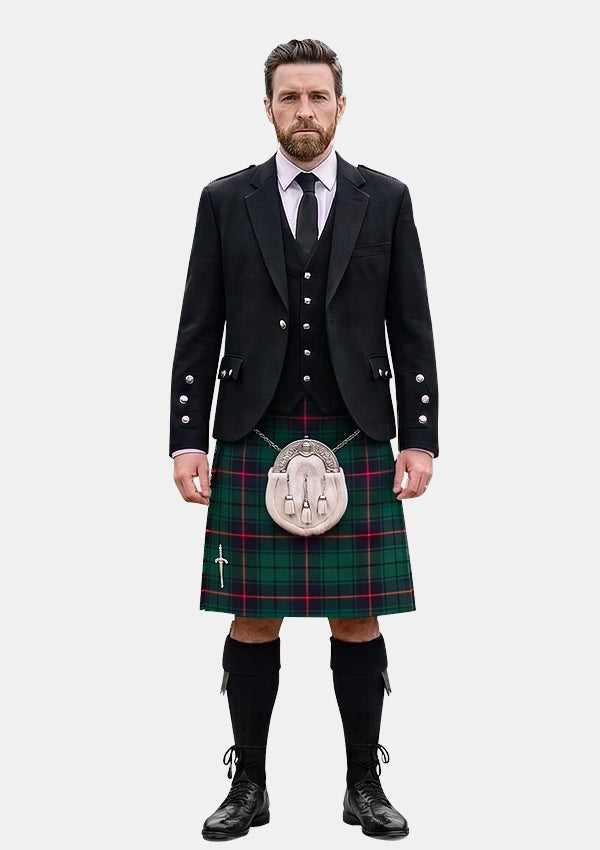 Traditional_Davidson_Modern_Tartan_Kilt_and_Argyle_Jacket_Kilt_Outfits_front_image