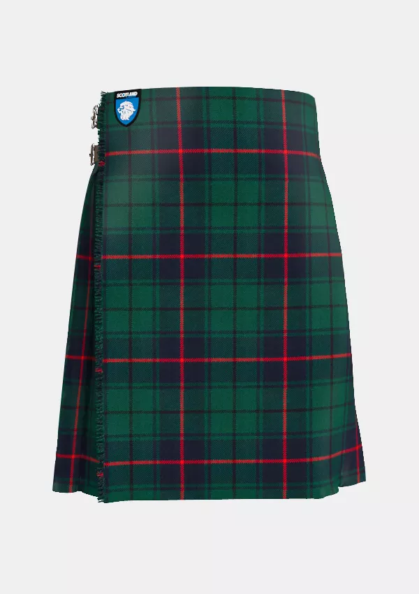 Traditional_Davidson_Modern_Tartan_kilt_front_image_with_pleated_design_and_adjustable_buckles_for_men