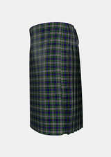 Traditional_Davidson_of_Tulloch_Dress_2_Tartan_4194_kilt_left_image_with_pleated_design_and_adjustable_buckles_for_men