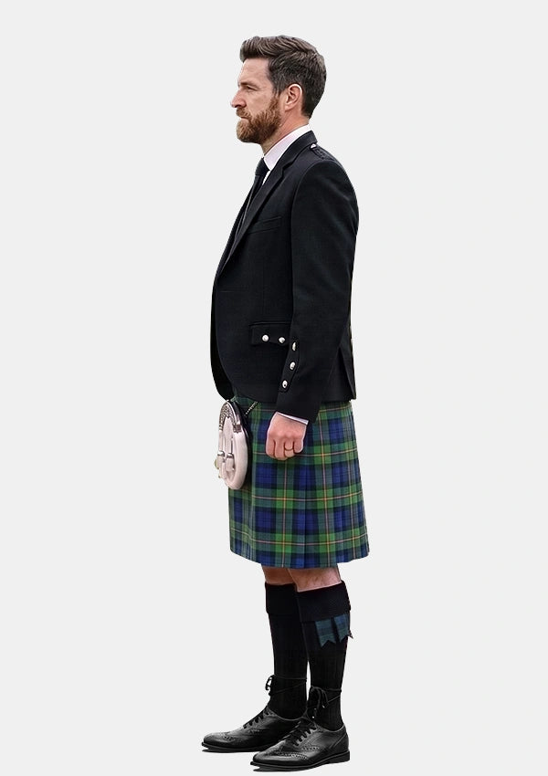 Traditional_Davidson_of_Tulloch_Tartan_1360_Kilt_and_Argyle_Jacket_Kilt_Outfits_left_image