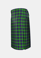 Traditional_Davidson_of_Tulloch_Tartan_1360_kilt_left_image_with_pleated_design_and_adjustable_buckles_for_men