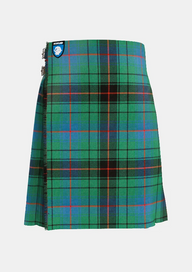 Traditional_Davidson_tartan_front_image_with_pleated_design_and_adjustable_buckles_for_men