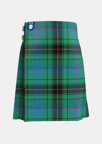 Traditional_Davidson_tartan_front_image_with_pleated_design_and_adjustable_buckles_for_men
