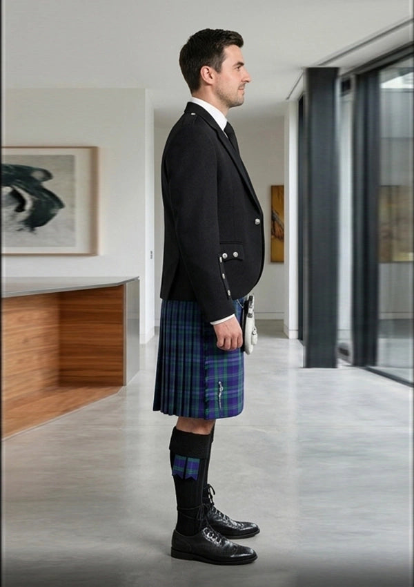 Traditional_Davies_tartan_3410_Kilt_and_Argyle_Jacket_Kilt_Outfit_right_image