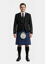 Traditional_Davies_tartan_3410_Kilt_and_Argyle_Jacket_Kilt_Outfits_front_image