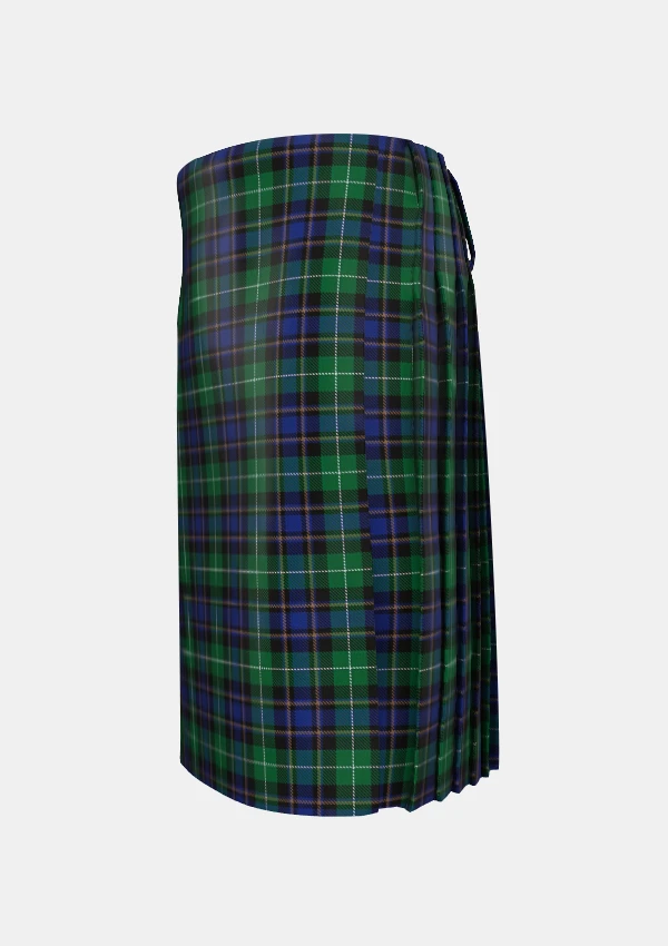 Traditional_Deloughery_Paul_Tartan_10658_kilt_left_image_with_pleated_design_and_adjustable_buckles_for_men