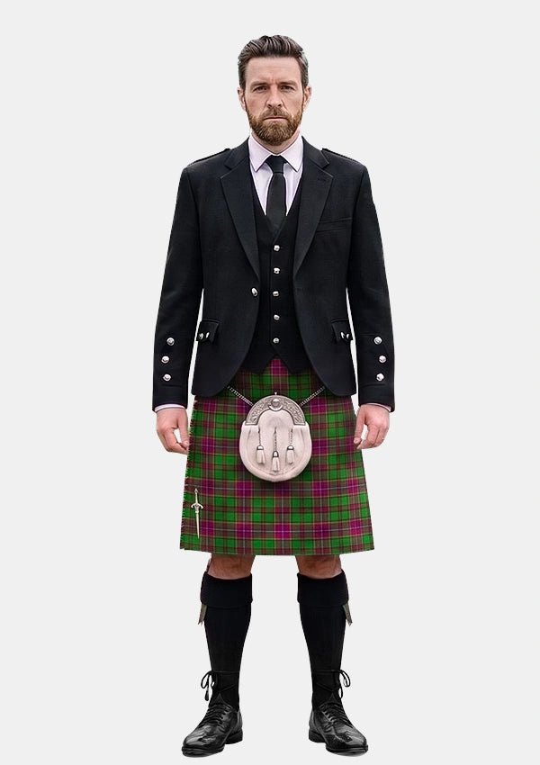 Traditional_Derbyshire_Tartan_11306_Kilt_and_Argyle_Jacket_Kilt_Outfits_front_image