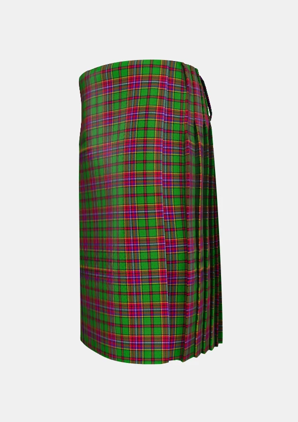 Traditional_Derbyshire_Tartan_11306_kilt_left_image_with_pleated_design_and_adjustable_buckles_for_men