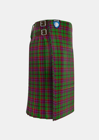 Traditional_Derbyshire_Tartan_11306_kilt_right_image_with_pleated_design_and_adjustable_buckles_for_men