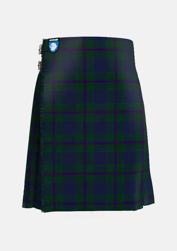 Traditional_Devlin_Patrick_Tartan_12666_kilt_front_image_with_pleated_design_and_adjustable_buckles_for_men