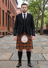 Traditional_Docherty_William_Thomas_Tartan_Kilt_and_Argyle_Jacket_Kilt_Outfit_front_image