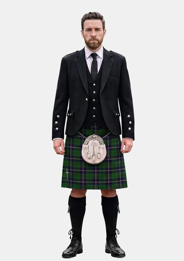 Traditional_Dodd_of_Branford_Tartan_4686_Kilt_and_Argyle_Jacket_Kilt_Outfits_front_image