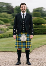 Traditional_Doddie_Weir_tartan_12047_Kilt_and_Argyle_Jacket_Kilt_Outfit_front_image